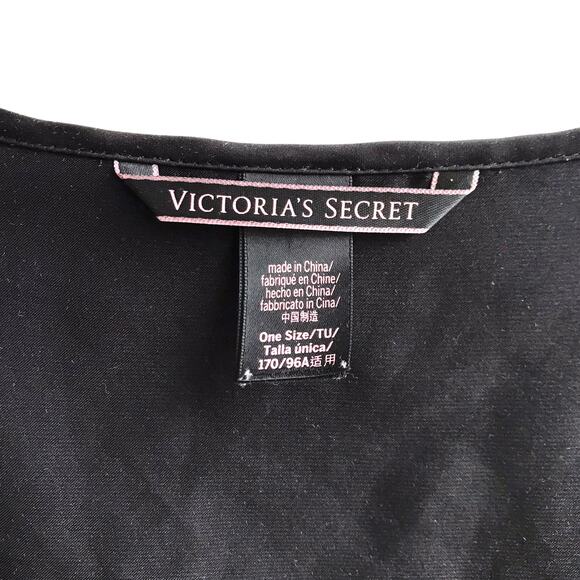 Victoria’s Secret Love Kimono One Size Ruffle Front Dolman Sleeve Tie Front Robe - Picture 5 of 14